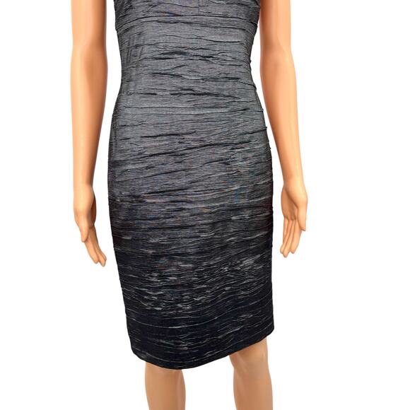 Eliza J Womens Sleeveless Triple Cutout Rhinestone Embellished Cocktail Dress 2 - Picture 7 of 14